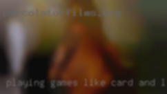 Playing games like card and looking board games.